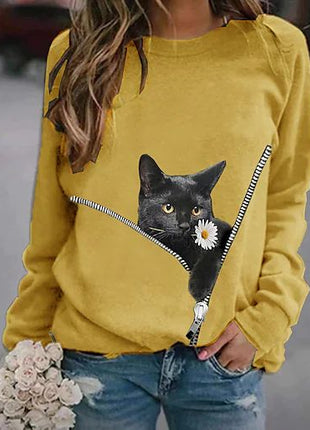 Bluza Zipper Cat