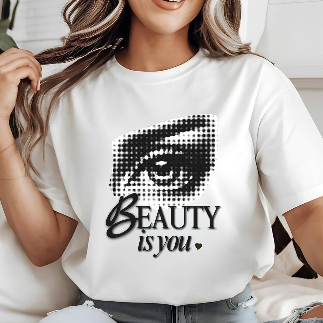 Tricou bumbac 100% beauty is you 2