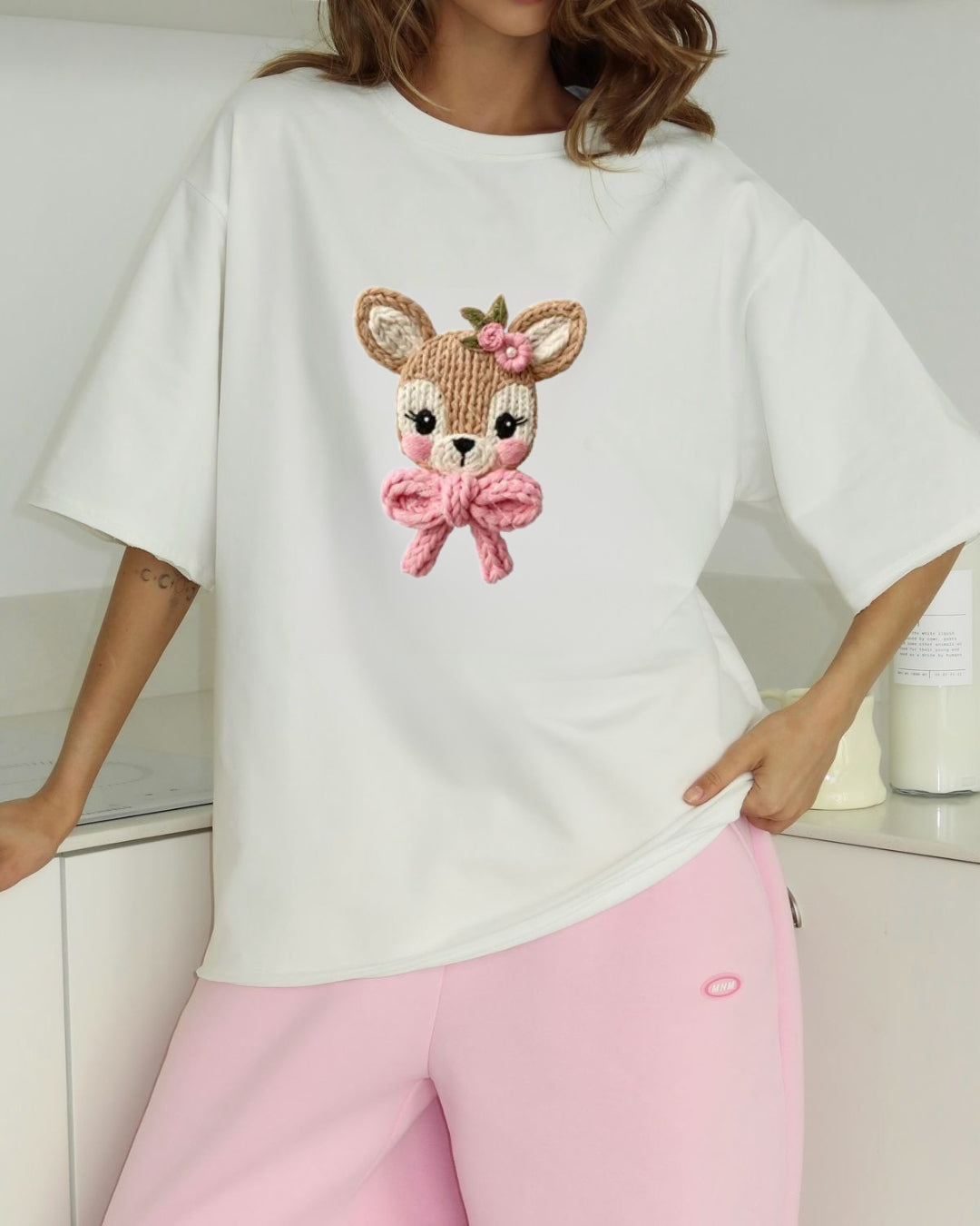 Tricou caprioara fundita 2 bumbac 100%