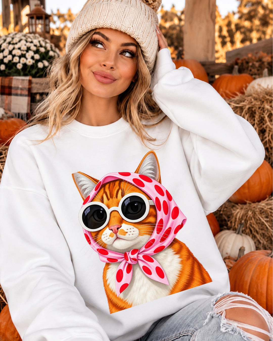 Bluza Cu Print Fashion Kitty 2