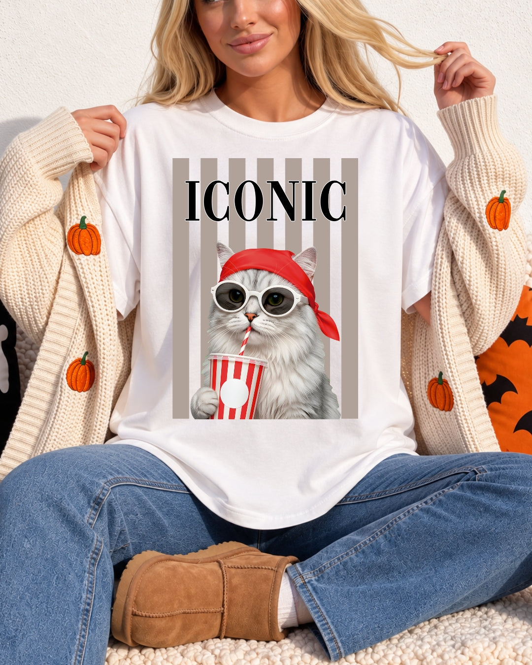 Tricou Fashion Kitty bumbac 100% 2