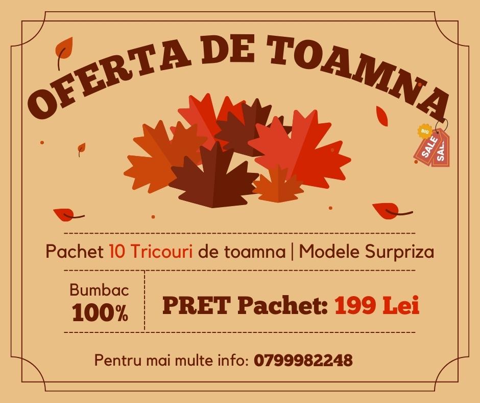 Pachet 10 Tricouri Toamna