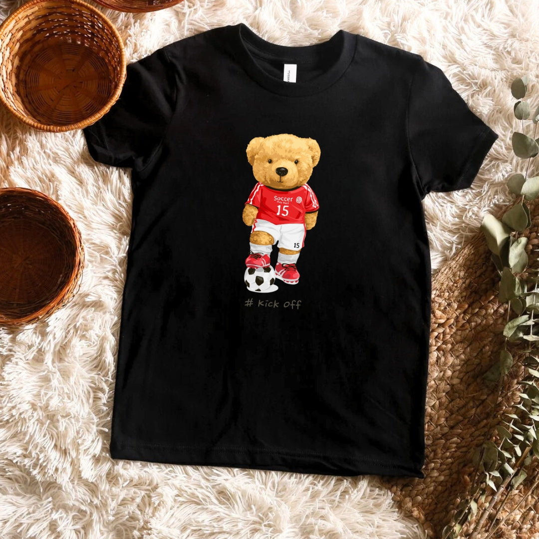 Tricou Copii urs fotbalist