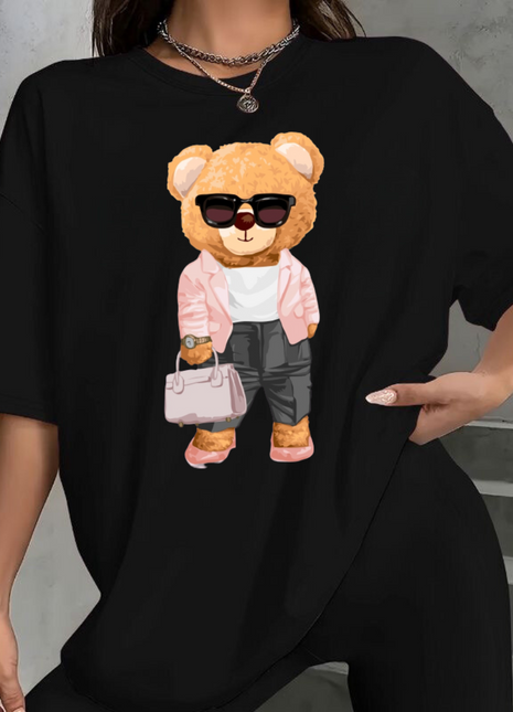 Tricou Oversized Classy Bear