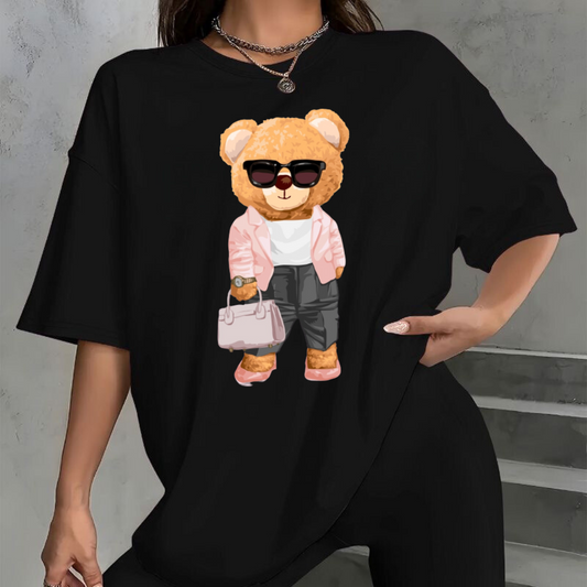 Tricou Oversized Classy Bear