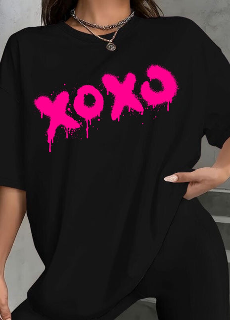 Tricou Oversized Xo Drip