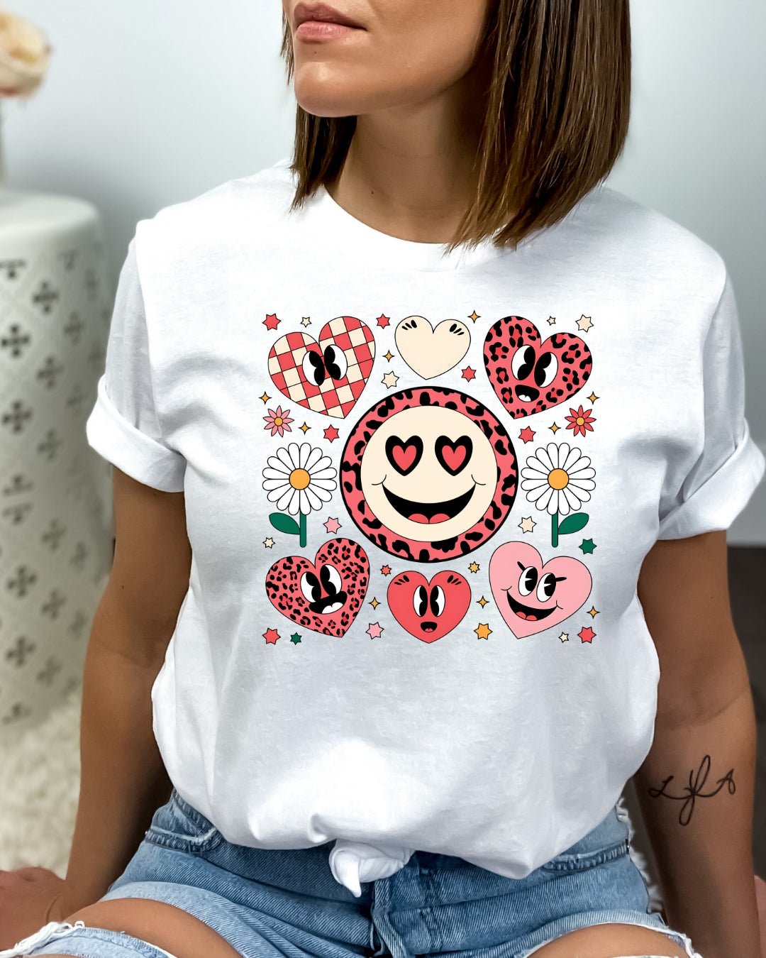 Tricou bumbac 100% smiley 33