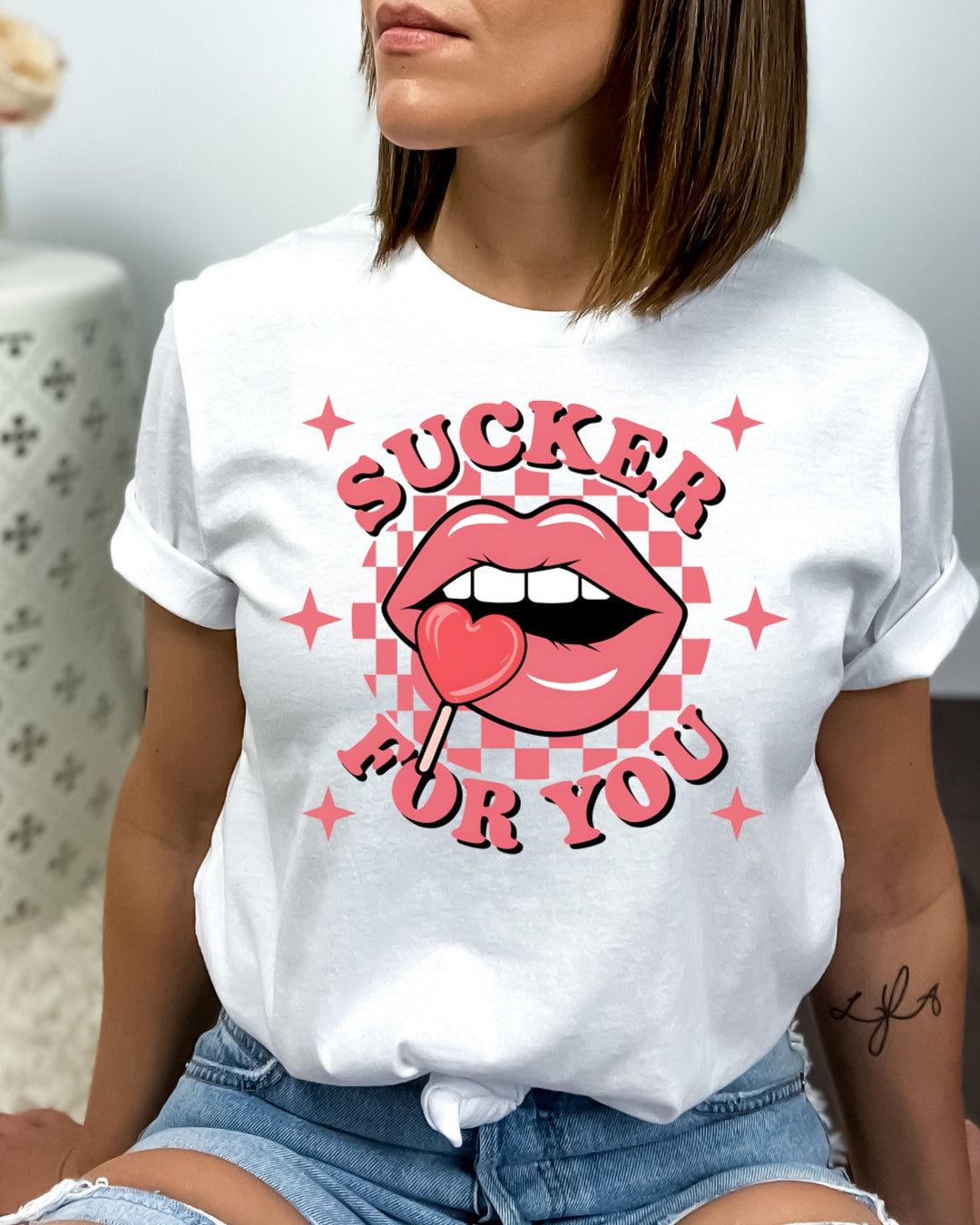 Tricou bumbac 100% sucker for you 34