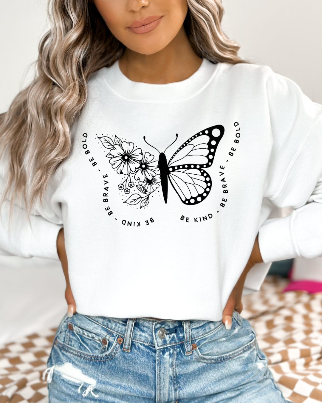 Bluza Flowered Butterfly