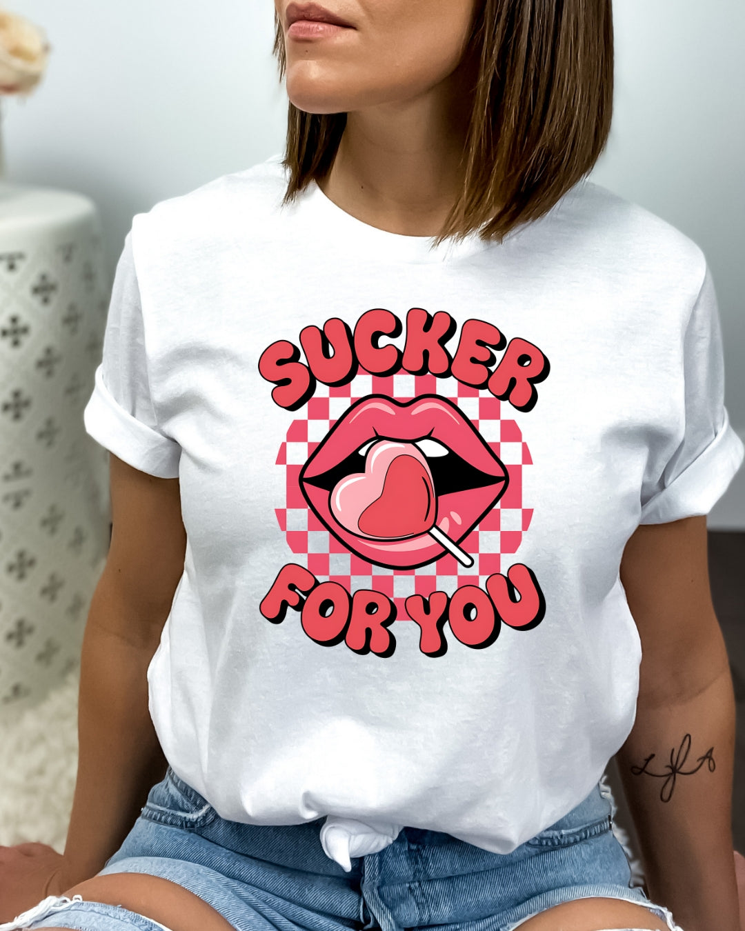 Tricou bumbac 100% sucker for you 37