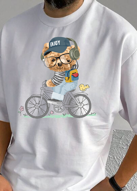 Tricou Oversized Bike Bear