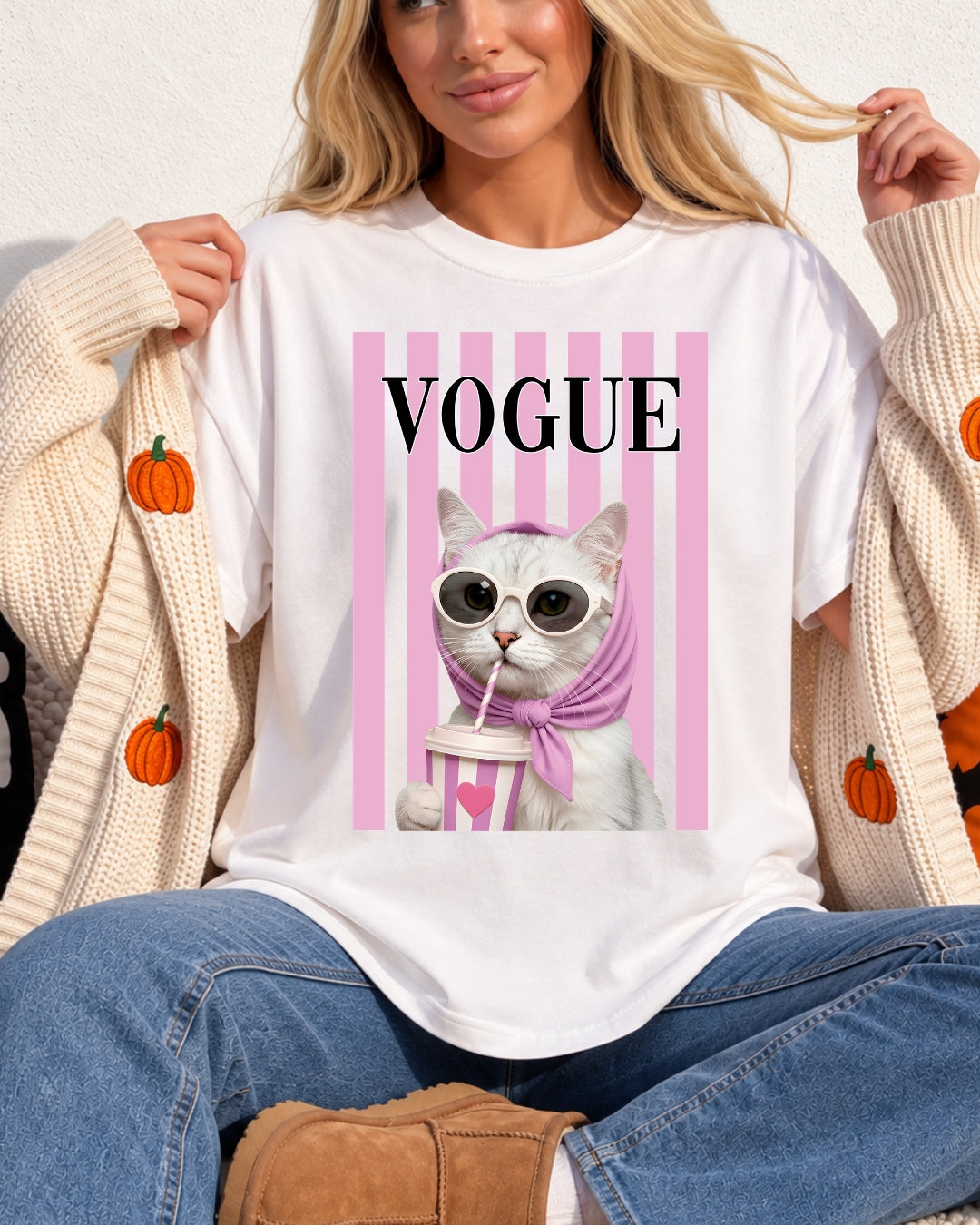 Tricou Fashion Kitty bumbac 100% 3
