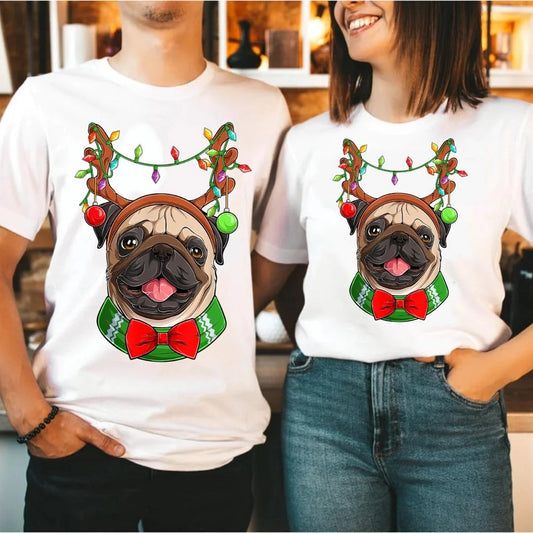 Set Pug De Craciun