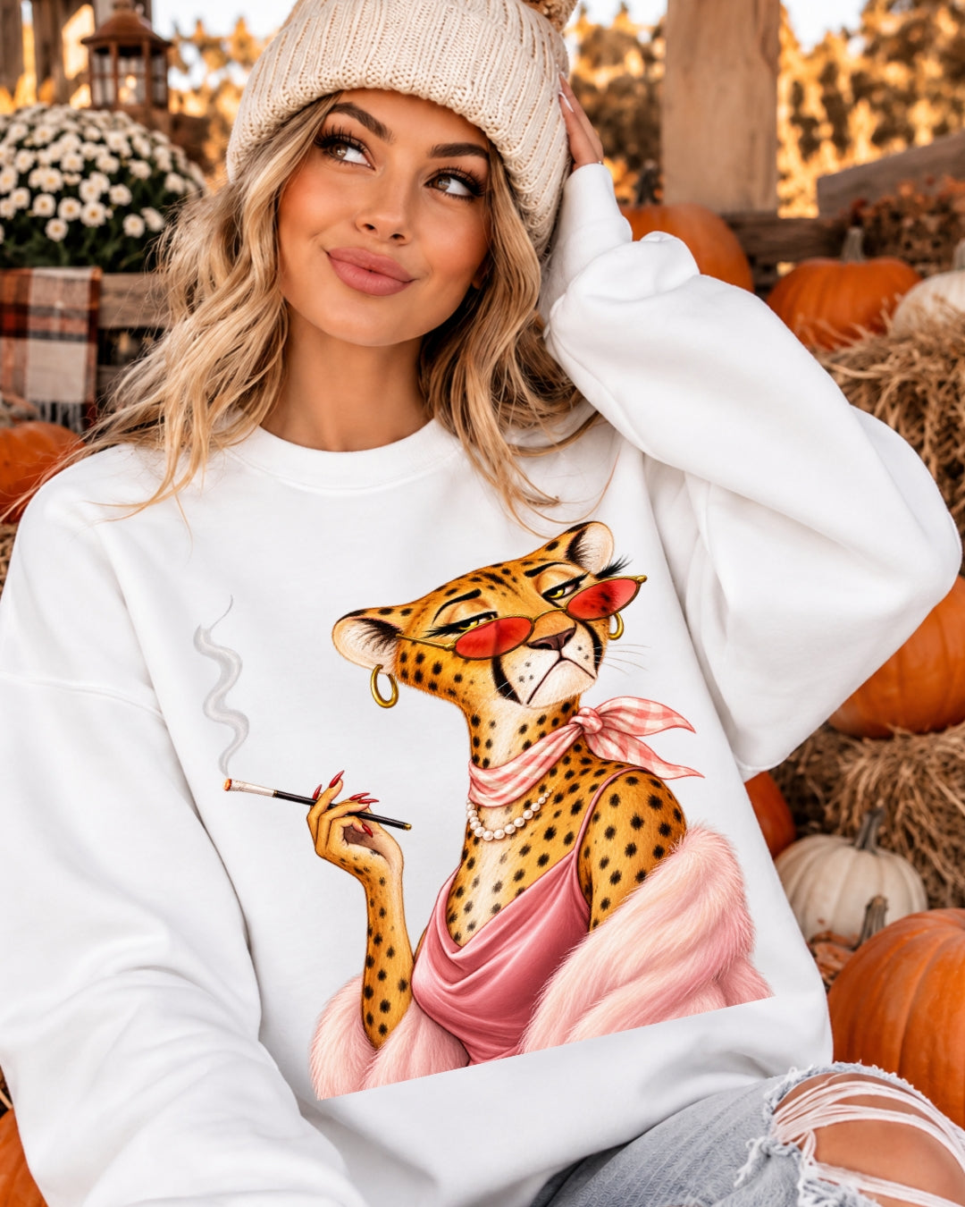 Bluza Cu Print Fashion Kitty 3