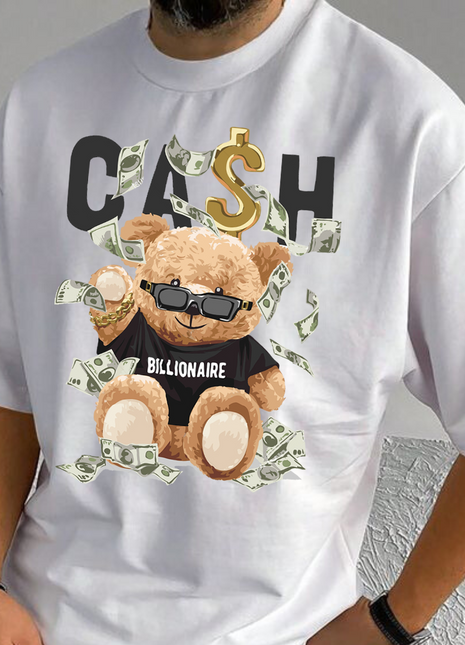 Tricou Oversized Cash Bear