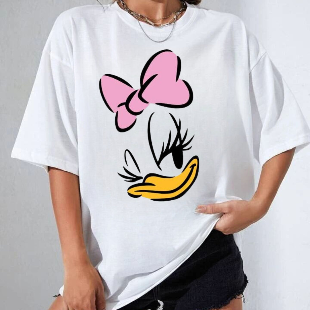 Tricou Oversized Daisy Face