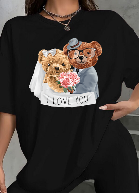 Tricou Oversized Bear Weddings