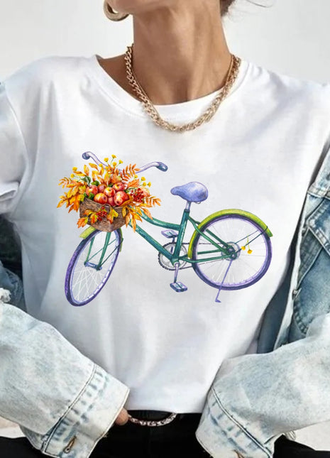 Tricou Toamna Bicicleta