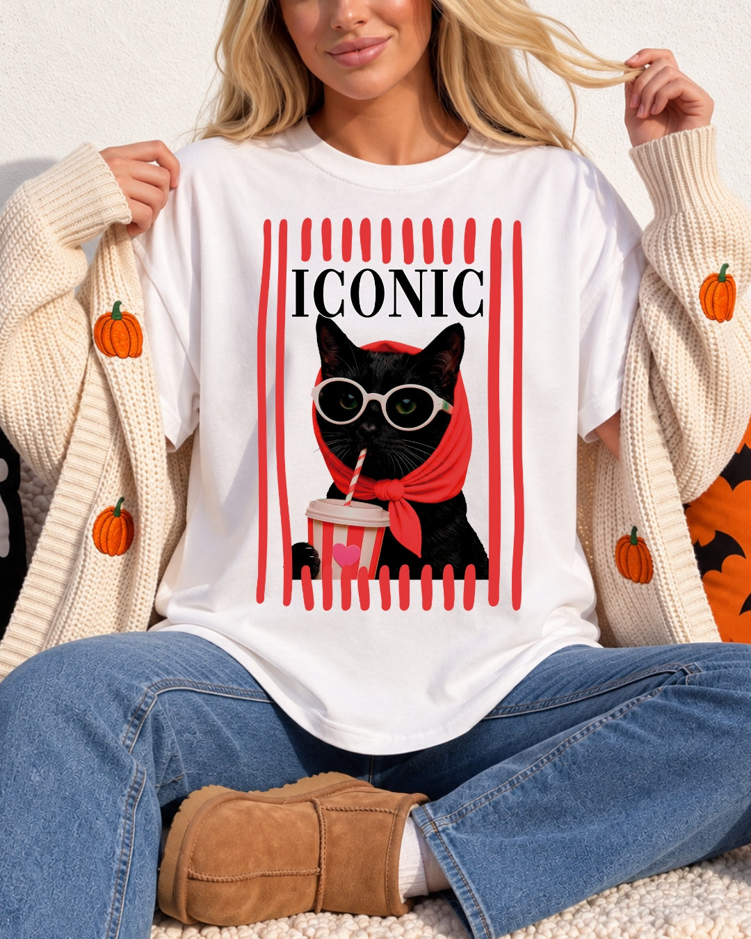 Tricou Fashion Kitty bumbac 100% 4