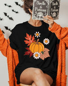 Tricou Oversized Pumpkin Autumn Fall Simple Design