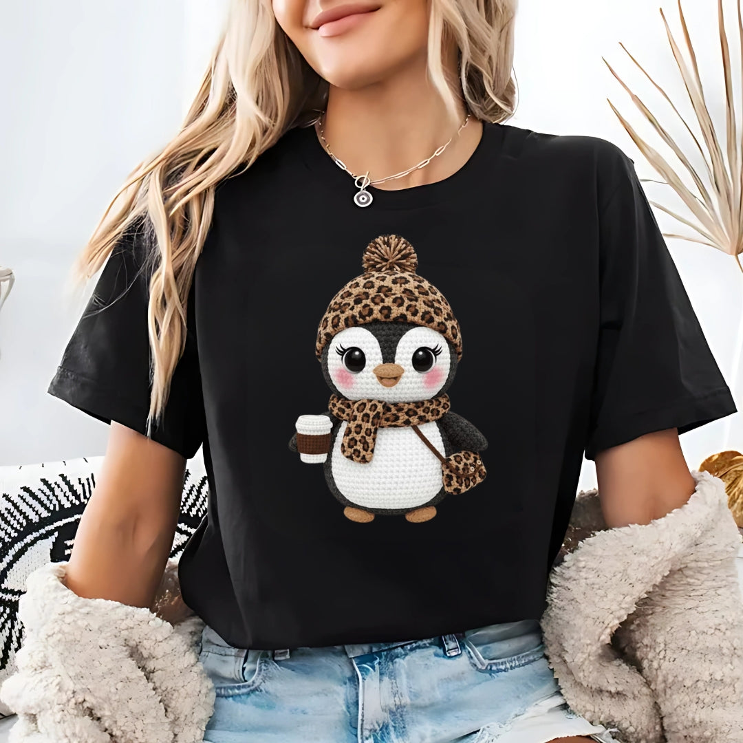 Tricou women pinguin 4 bumbac 100%