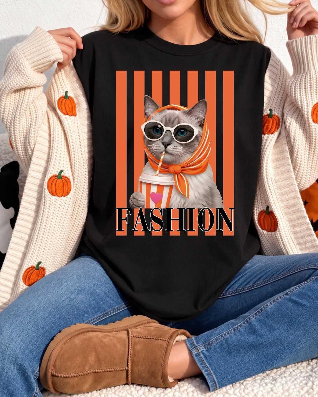 Tricou Fashion Kitty bumbac 100% 5