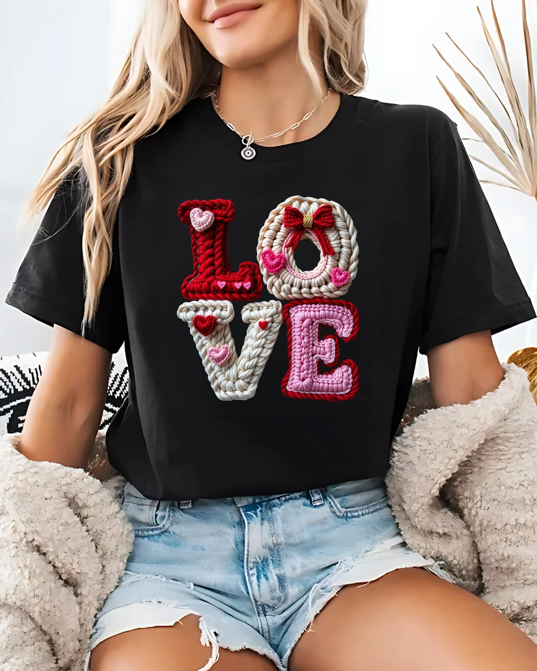 Tricou love 5 bumbac 100%