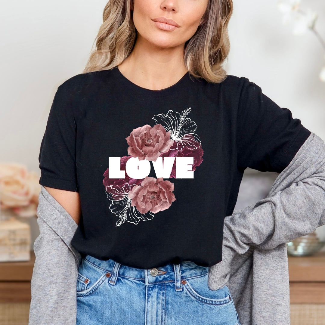 Tricou bumbac 100% love 5