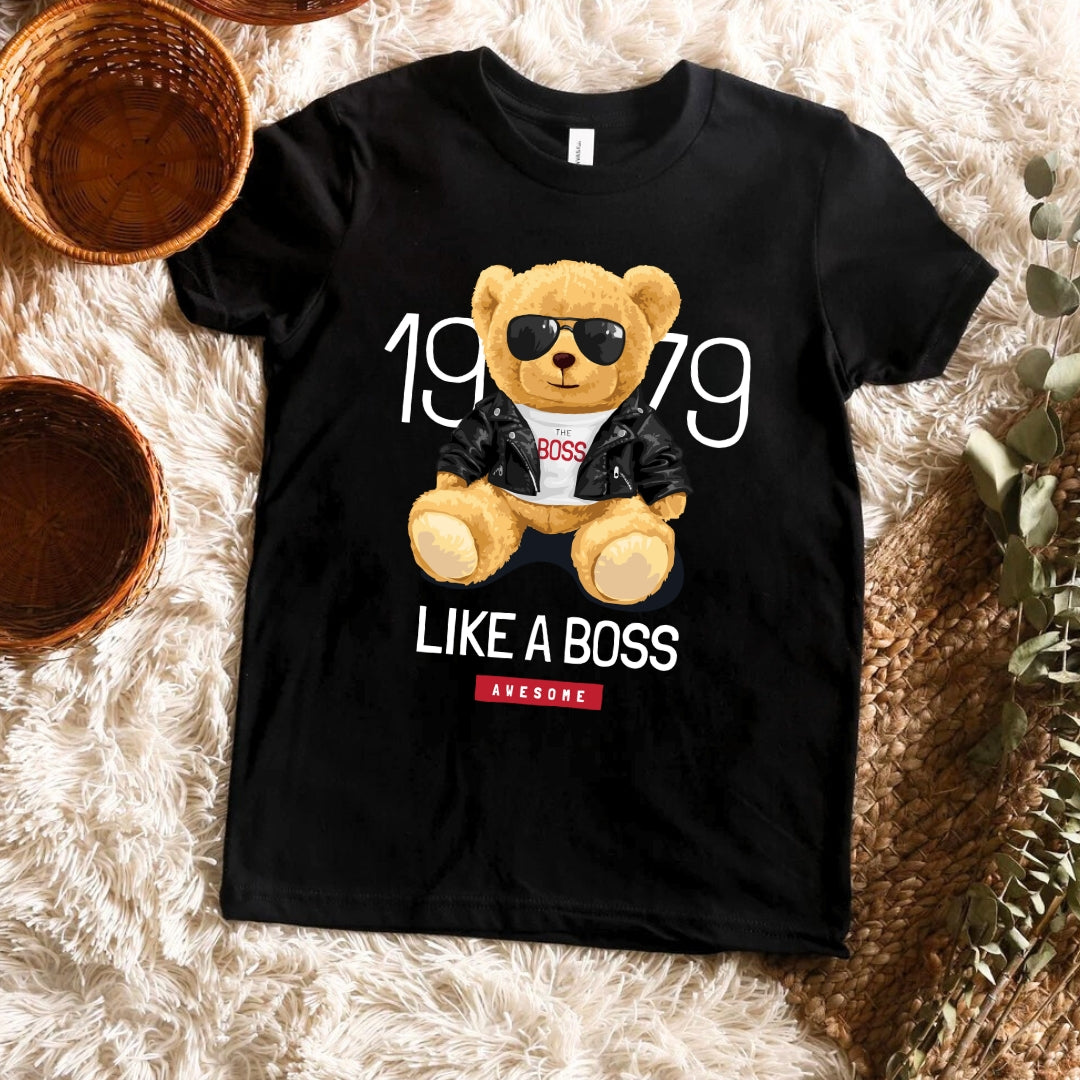 Tricou Copii Urs Boss