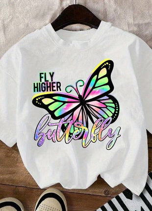 Tricou Oversized Rainbow Fly