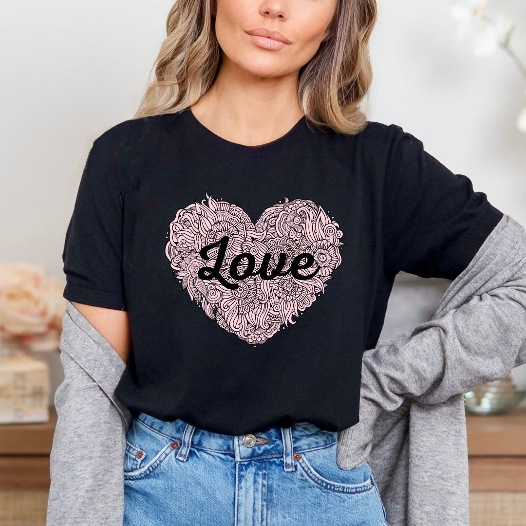 Tricou bumbac 100% love 6