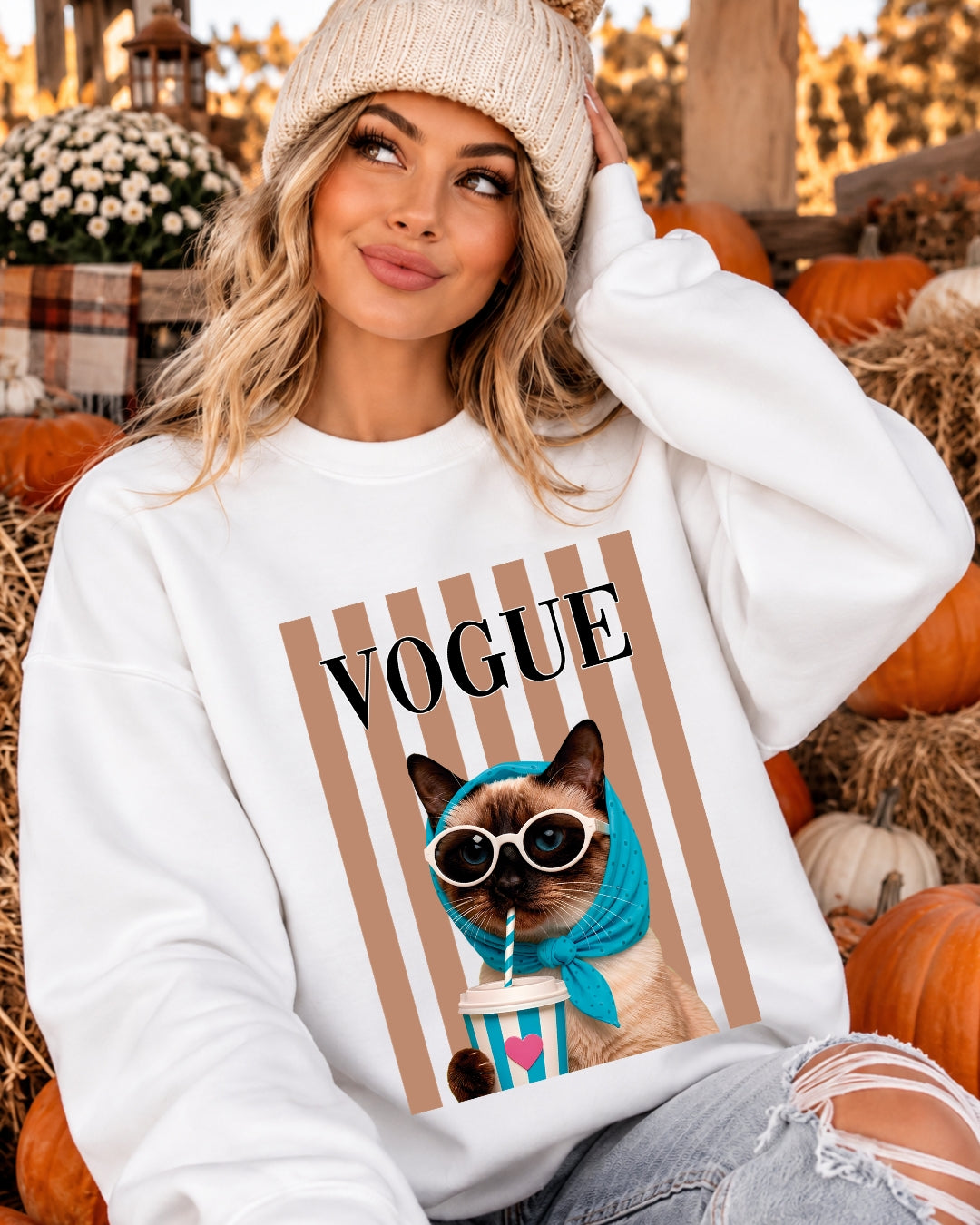 Bluza Cu Print Fashion Kitty 6