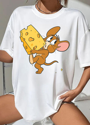 Tricou Oversized Fericire Jerry