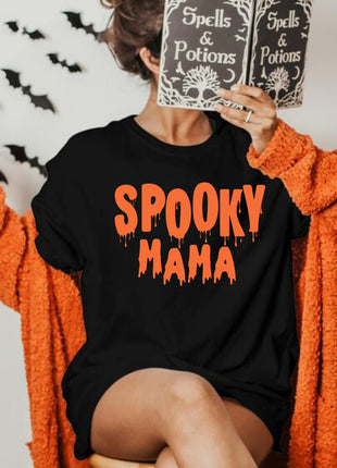 Tricou Oversized Spooky mama