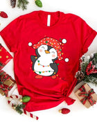 Tricou Craciun Pinguin