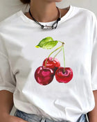 Tricou Oversized Cherry Paint