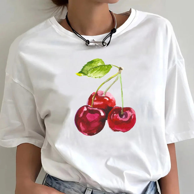 Tricou Oversized Cherry Paint