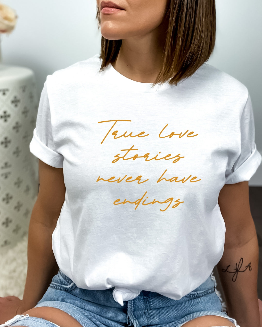 Tricou bumbac 100% true love 7