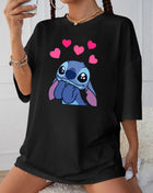 Tricou Oversized Stitch luv