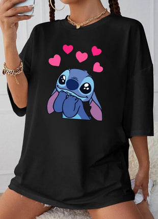 Tricou Oversized Stitch luv