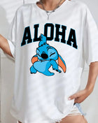 Tricou Oversized Aloha Stitch