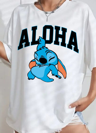 Tricou Oversized Aloha Stitch