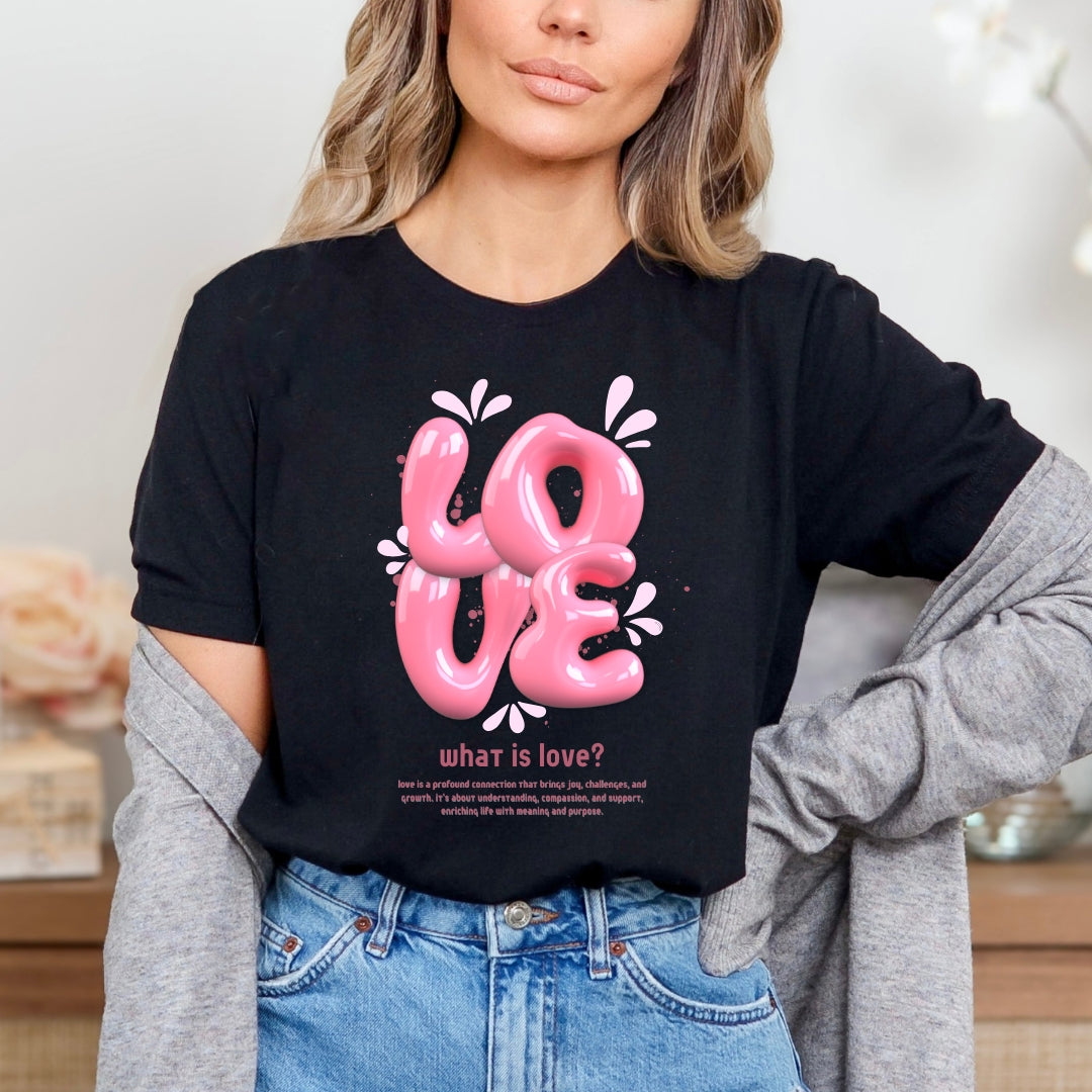Tricou bumbac 100% love 7