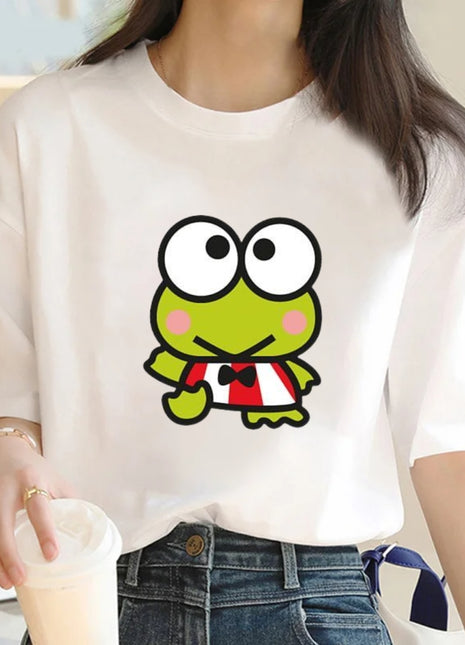 Tricou Oversized Keroppi Walking