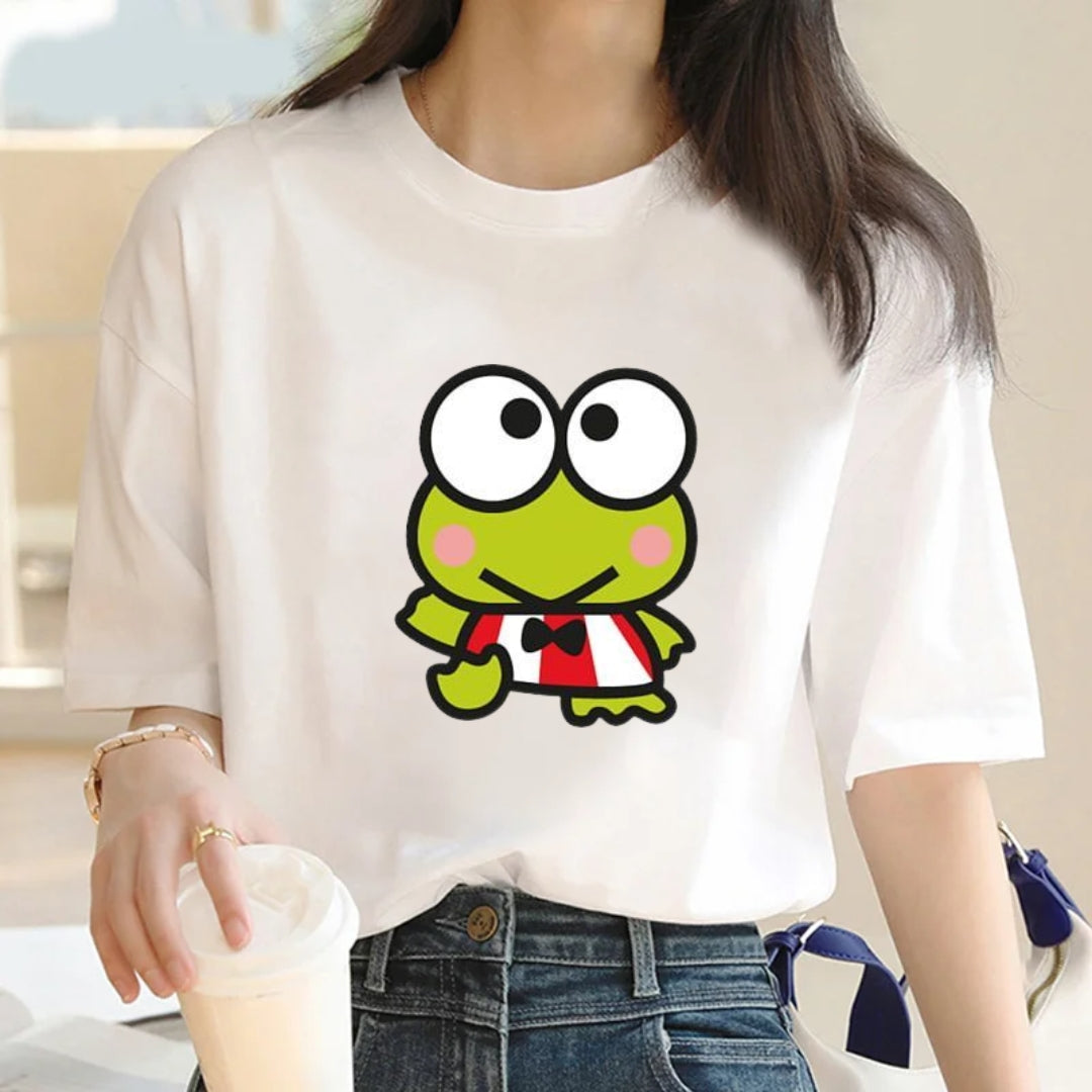 Tricou Oversized Keroppi Walking