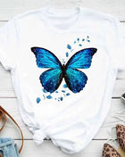 Tricou Oversized Fly Blu