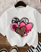 Tricou Oversized Lovely Hearts