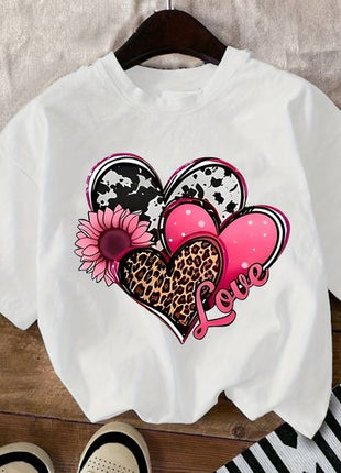 Tricou Oversized Lovely Hearts