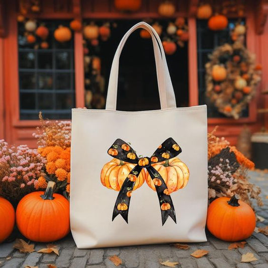 Sacosa Halloween Autumn Pumpkin Dragut Bow