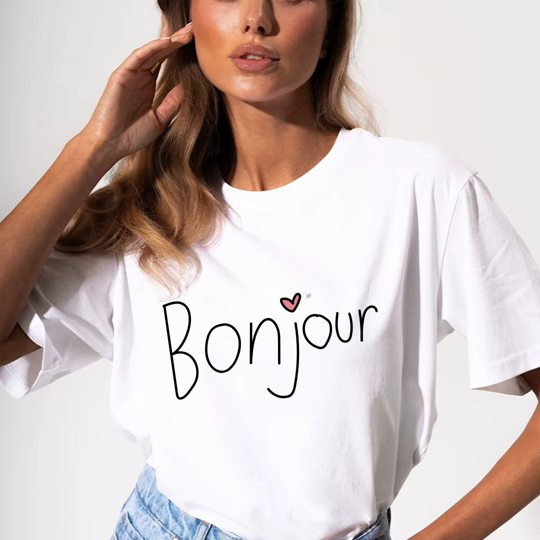Tricou Oversized Bonjour